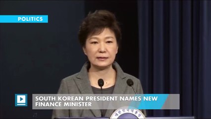 South Korean President Names New Finance Minister