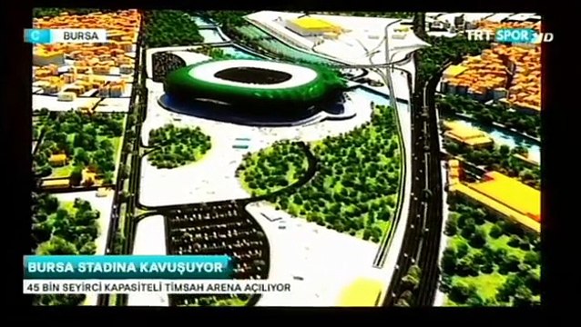 Futbolcular Timsah Arena'ya böyle ayak bastı!