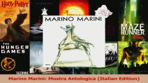 PDF Download  Marino Marini Mostra Antologica Italian Edition Download Full Ebook