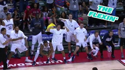 Les célébrations géniales des remplaçants d'une équipe de basket universitaire