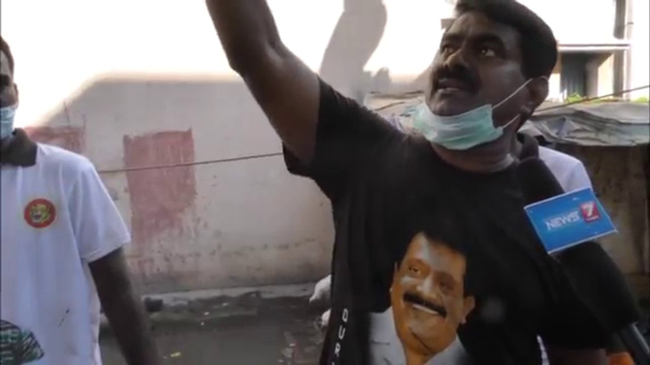 காசிமேடு ஜி.எம்.பேட்டையில் துப்புரவுப்பணியில் சீமான் - 19 டிசம் 2015 | Seeman - Kasimedu GM Pettai Flood Relief Work