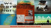 Download  Beckett Football Card Price Guide PDF Online