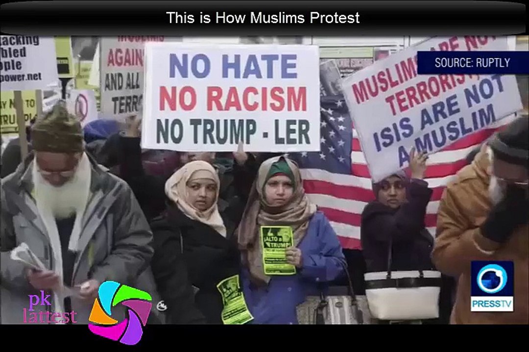 This is How Muslims Protest