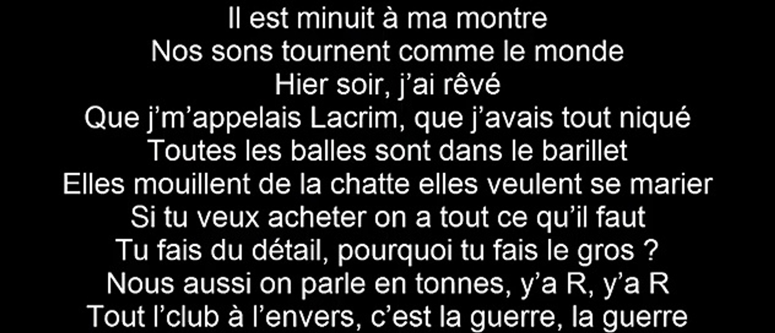 Lacrim Ft. Maître Gims - Petit Jaloux (paroles) (lyrics) - Vidéo Dailymotion
