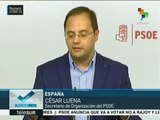 César Luena: El PSOE votará No a la candidatura de Mariano Rajoy