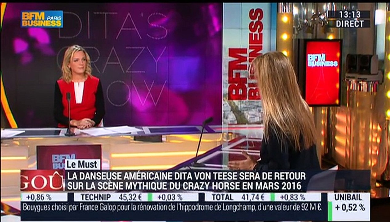 Le Must: La danseuse américaine Dita Von Teese sera de retour au Crazy Horse en mars 2016 - 21/12