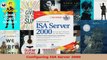 Configuring ISA Server 2000 PDF