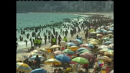 Último domingo da primavera registra sensação térmica de 45ºC no Rio