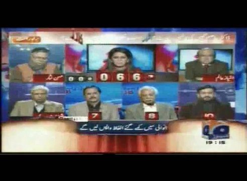 Geo News shows Reports card Dr.asim kaesis m pata nahi ankar kya game chala raha hai (Saleem safi) 21 December,2015