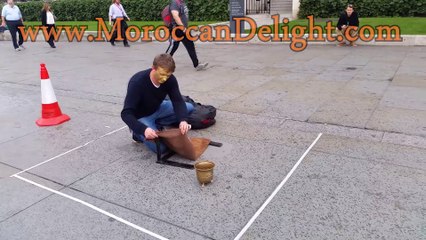 Secret revealed London street performer, floating and levitating trick