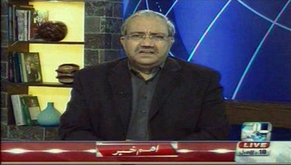24 News Debate talk Show (Chaudhry Ghulam Hussain+ Arif Nizami) 21 December,2015