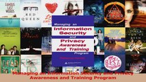Managing an Information Security and Privacy Awareness and Training Program PDF