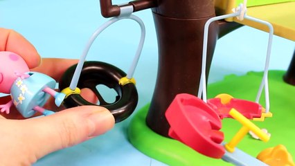 coches Peppa Pig Tree House Playset with Mummy Daddy George and Peppa! batman