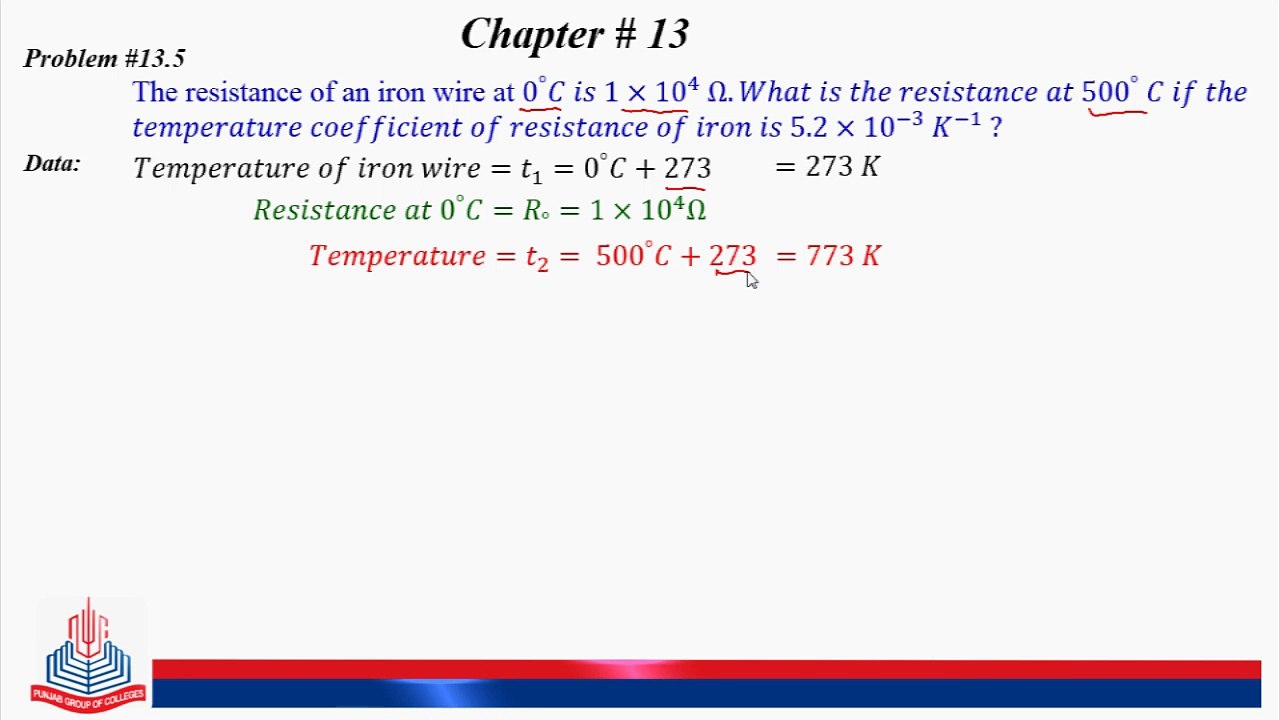 chap 13 physics numerical 13.5