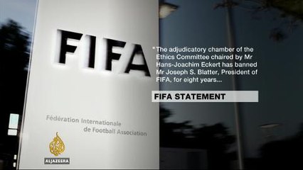 Blatter and Platini banned by FIFA for eight years