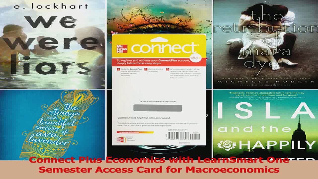 Read  Connect Plus Economics with LearnSmart One Semester Access Card for Macroeconomics Ebook Free