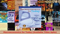 Read  Macroeconomics for Today Available Titles Aplia Ebook Free