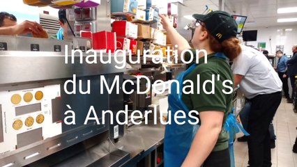 Visite des cuisines du McDonald's d'Anderlues