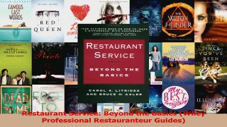 PDF Download  Restaurant Service Beyond the Basics Wiley Professional Restauranteur Guides Download Full Ebook
