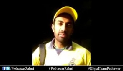 Wahab Riaz’s message for all ‪Peshawar Zalmi‬ Fans