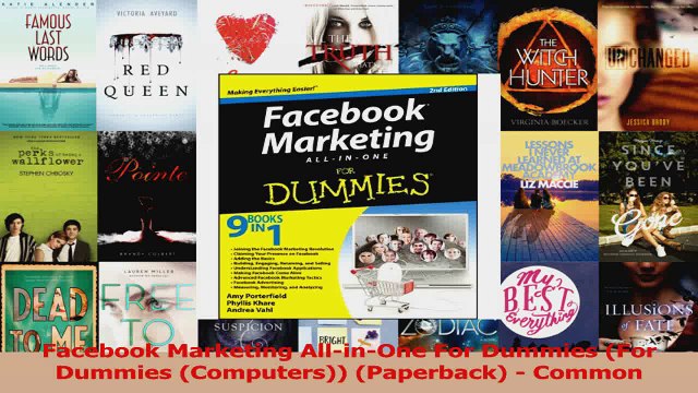 Facebook Marketing AllinOne For Dummies For Dummies Computers Paperback Common Read Online