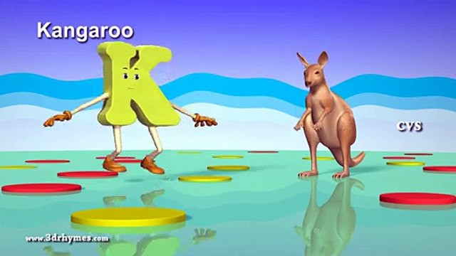 A is for Ant Nursery rhymes - 3D Animation ABC Animals Alphabet song for children