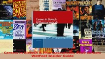 PDF Download  Careers in Biotech  Pharmaceuticals 2005 edition WetFeet Insider Guide PDF Online