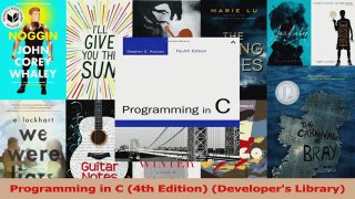Programming in C 4th Edition Developers Library PDF