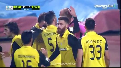 Κέρκυρα - Εργοτέλης 1-2 Στιγμιότυπα Football League 13η Αγ. (21-12-2015)