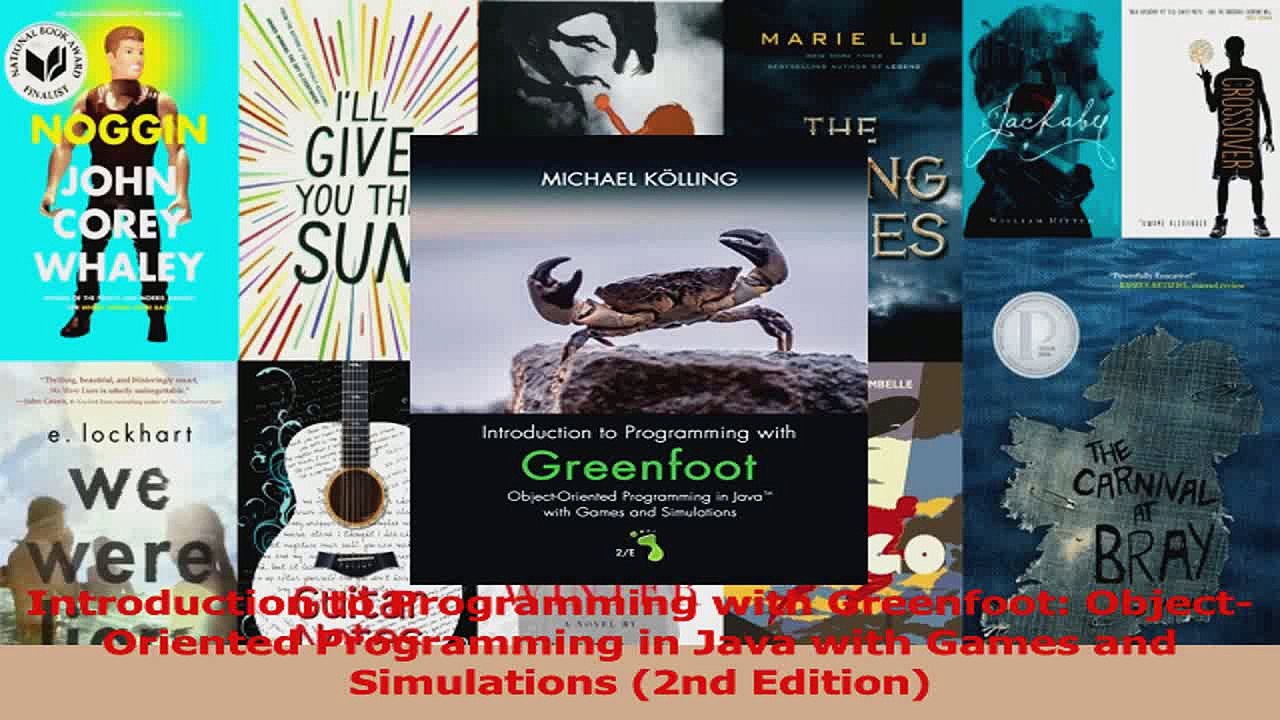 Introduction to Programming with Greenfoot ObjectOriented Programming in Java with Games PDF