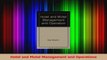 PDF Download  Hotel and Motel Management and Operations PDF Full Ebook