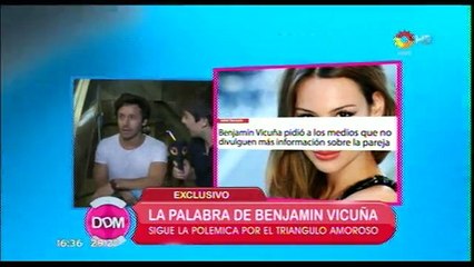 Habló Benjamin Vicuña