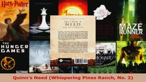Read  Quinns Need Whispering Pines Ranch No 2 PDF Online