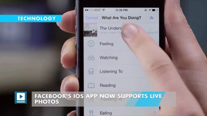 Facebook's iOS app now supports Live Photos