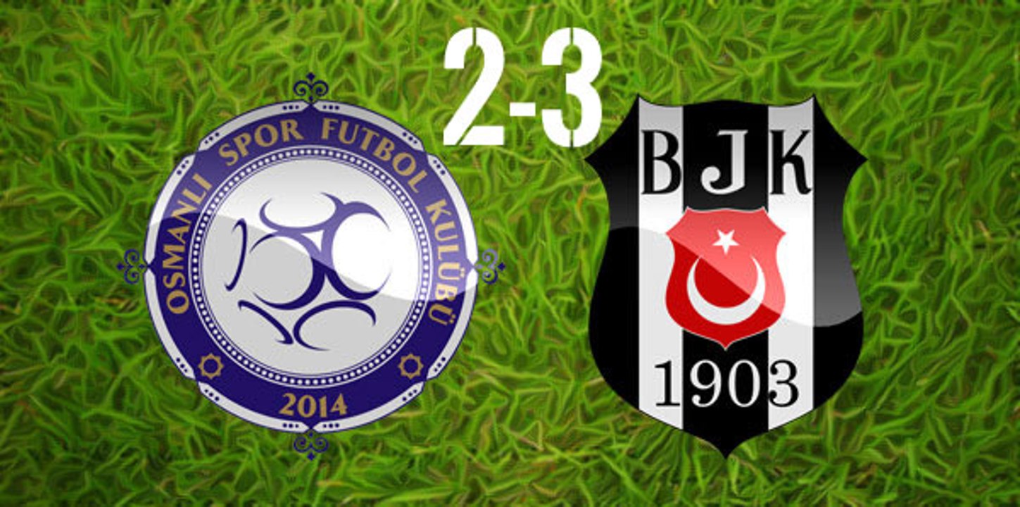Osmanlispor FK vs Besiktas JK 2-3 All Goals Turkey Süper Lig - 21.12.2015 HD