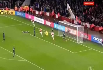 Olivier Giroud Goal - Arsenal 2-0 Manchester City 21-12-2015