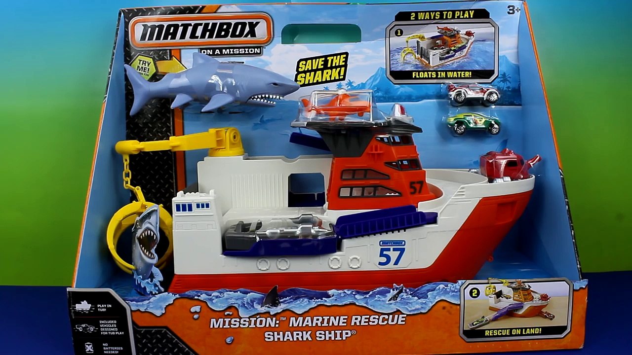 Matchbox best sale boat shark