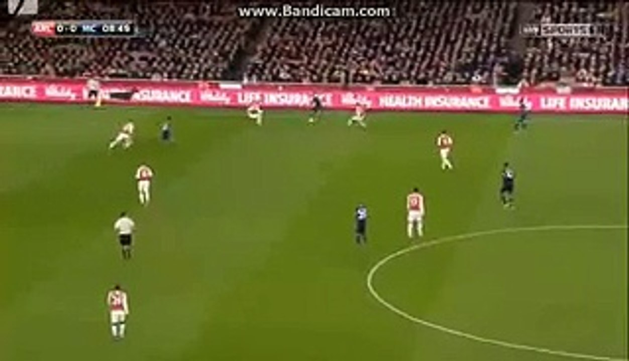 Fernandinho Super Powe Shot Arsenal vs Manchester City 21-12-2015