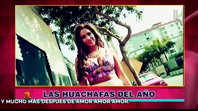 AMOR AMOR AMOR 21-12-2015 : Ella fue elegida como la 'huachafa' de Chollywood de este 2015