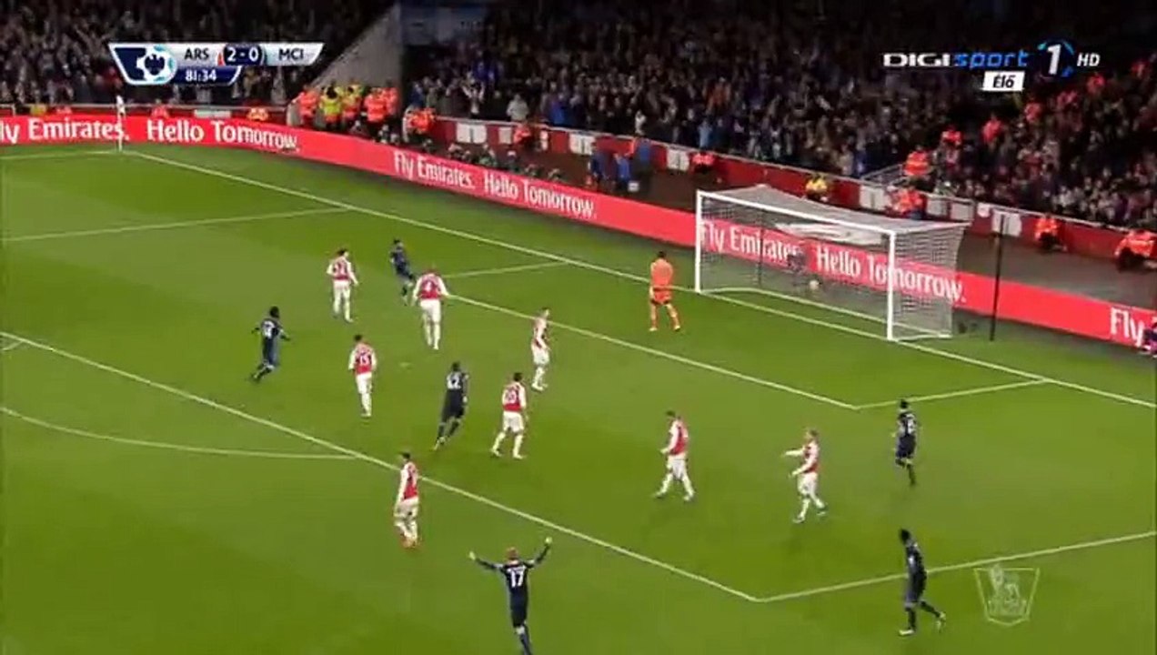 Yaya Touré Goal HD - Arsenal 2-1 Manchester City - 21-12-2015