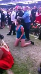 Drunk Chick @ Races Melbourne Cup Day - Weekend King Racing