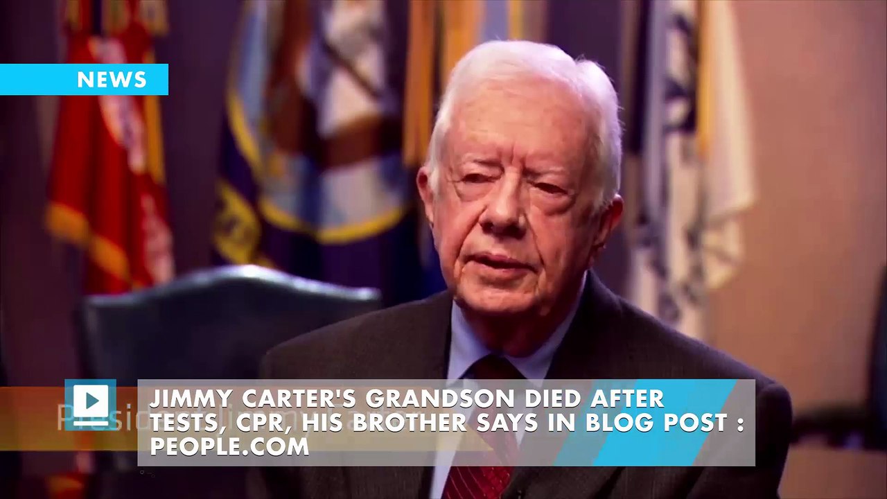 Jimmy Carter's Grandson Died After Tests, CPR, His Brother Says in Blog Post