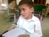 Khob Ye Na Day Karay Sakht Kharab Day Ghareeb || Pathan Kid Reading and Feeling Sleepy During Class || Funny School Class Room Video