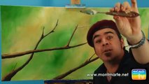Art Lesson  How to Paint a Charm of Finches using Acrylic Paint