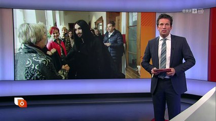 Conchita Wurst - Besuch in der Modeschule Graz