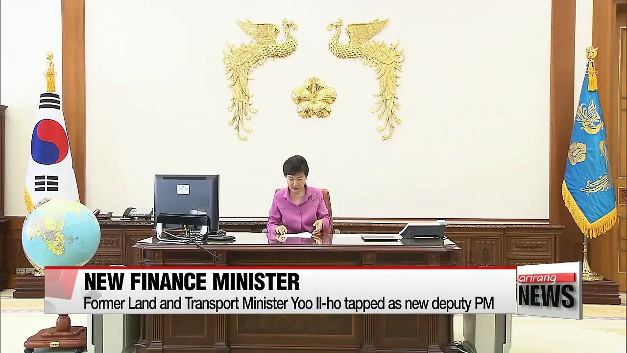President Park announces cabinet reshuffle, Yoo Il-ho named new finance minister