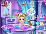 Frozen Disney Princess Elsa - Baby Elsa Princess Bath - Frozen Game Movie