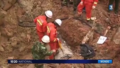 Chine : plus de 80 personnes portées disparues après un glissement de terrain