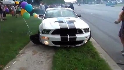 Dumbass Showoff Almost Runs Over Crowd