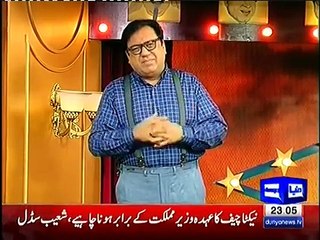Hasb e Haal 18 December 2015 | Azizi as Ahmad Raza Khan Kasuri